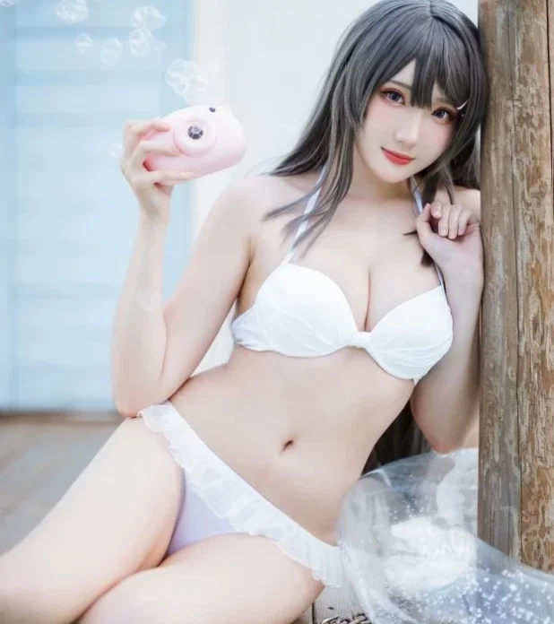 瓜希酱 – NO.092 樱岛麻衣 泳装[28P-46.6M]